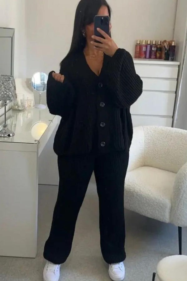 4 Buttons Loungewear Set