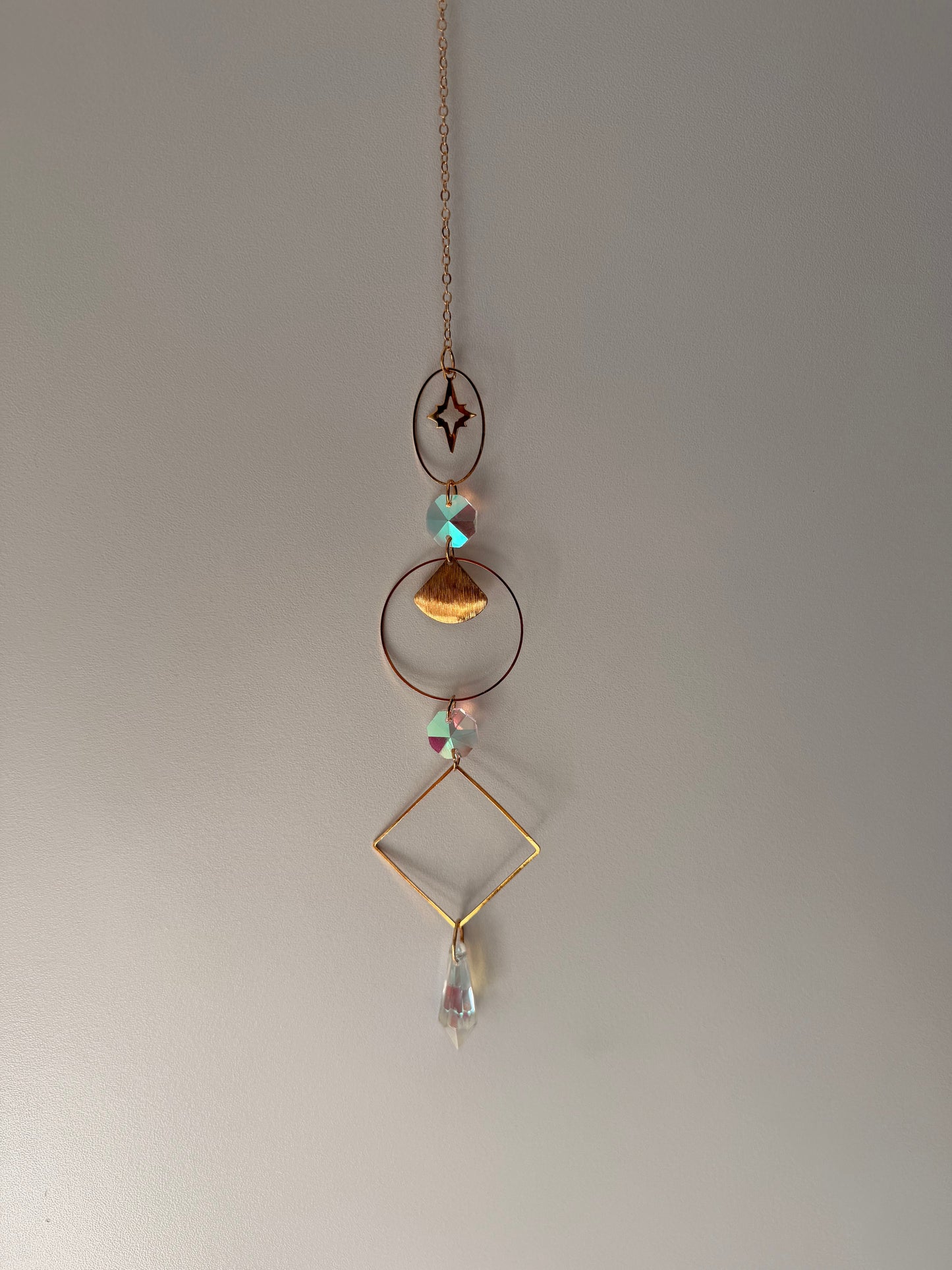 Florence Handmade Gold Shell Suncatcher