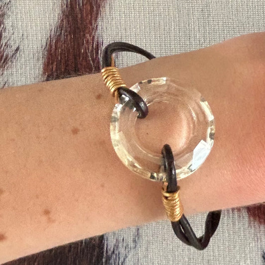 Jewelled Corded Bracelet