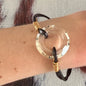 Jewelled Corded Bracelet