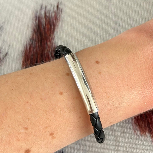 Banded Corded Bracelet