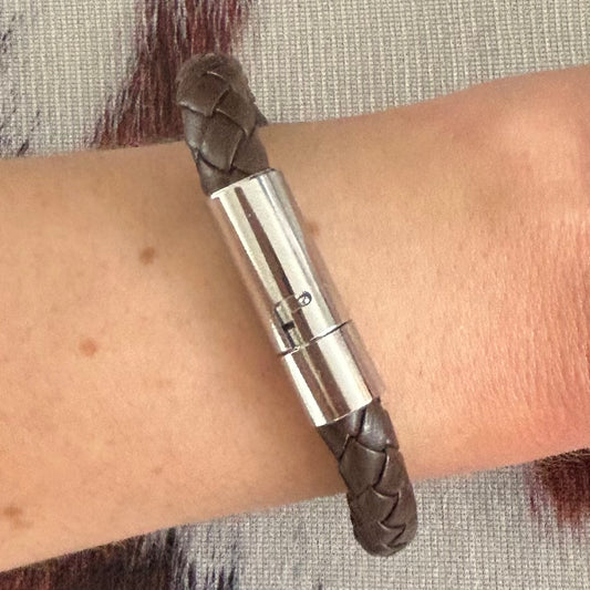 Wide Corded Bracelet