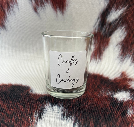 Clear Candles & Cowboys Tealight Candle Holder Matte