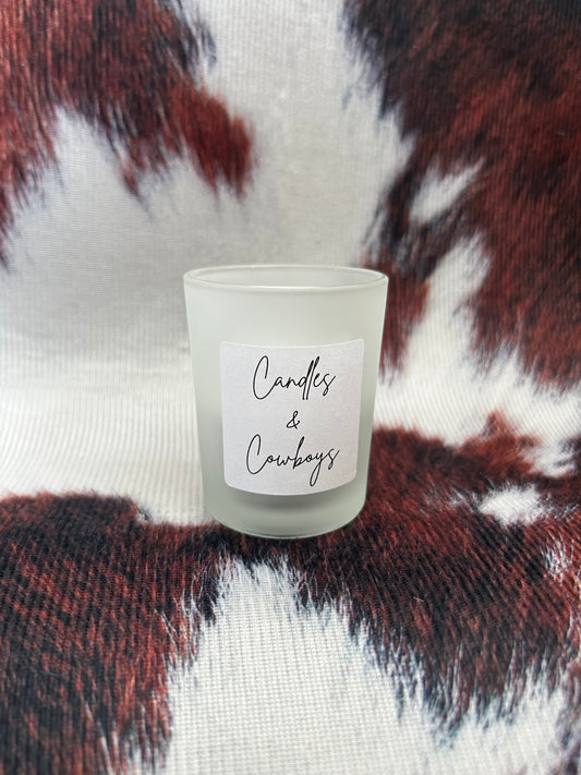Frosted Candles & Cowboys Tealight Candle Holder Matte