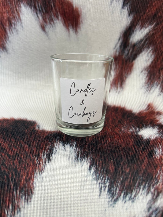 Clear Candles & Cowboys Tealight Candle Holder Matte