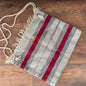 J L Maud Handmade Blue & Red Large Beach Bag