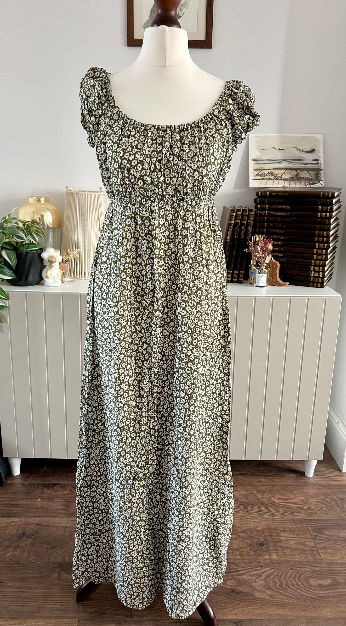 Unbranded Green Long Dress Size M