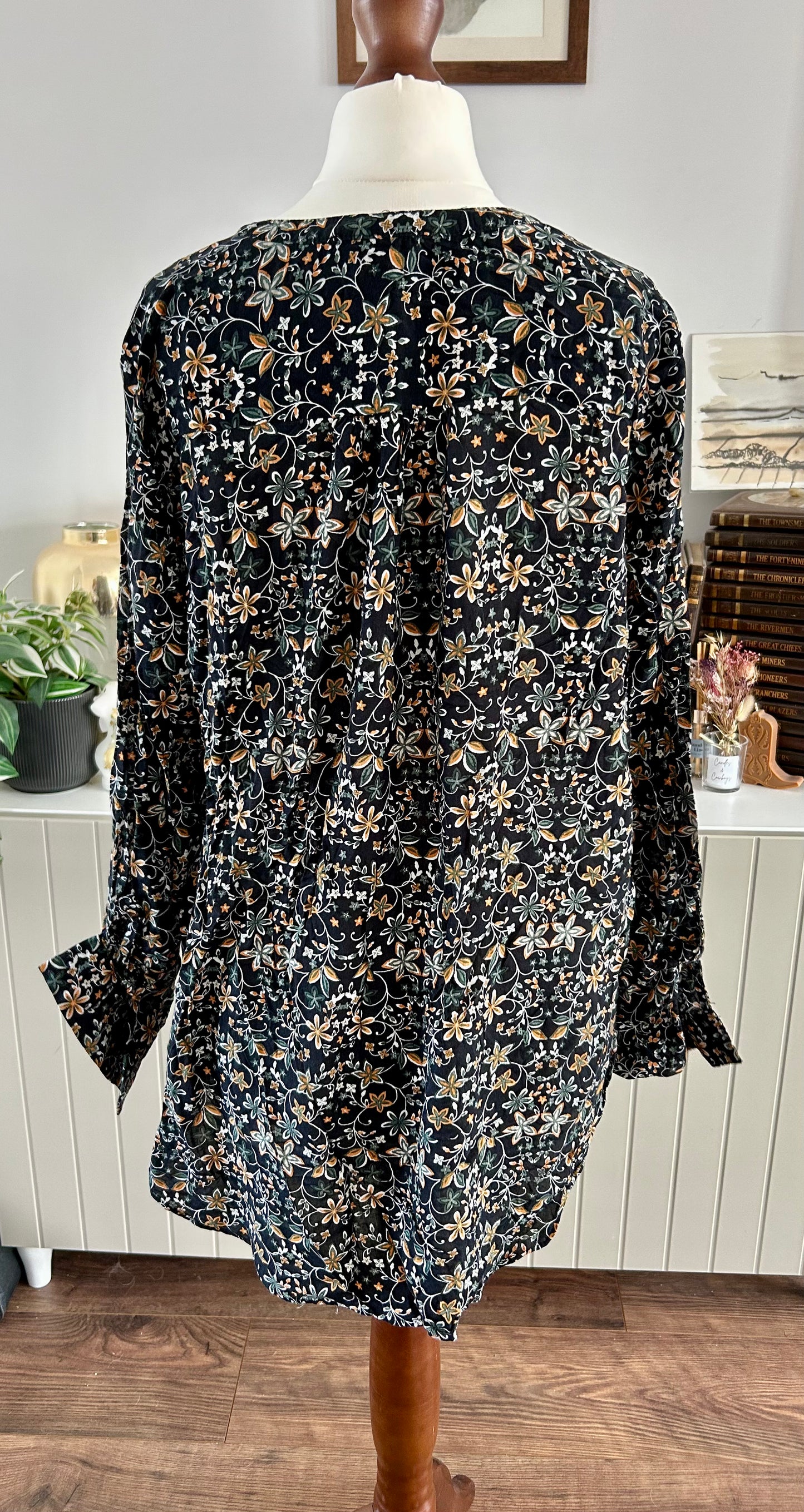 Primark Floral Blouse Size 14