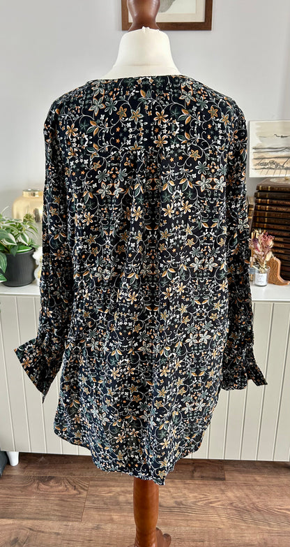 Primark Floral Blouse Size 14