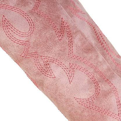 Pointed Toe Knight Boots for Women Brown PU Leather Knee High Boots Woman  Autumn Winter Western Cowboy Long Botas Mujer 2024