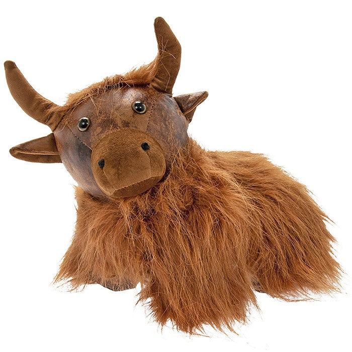 Antique Pal Doorstop Highland Coo